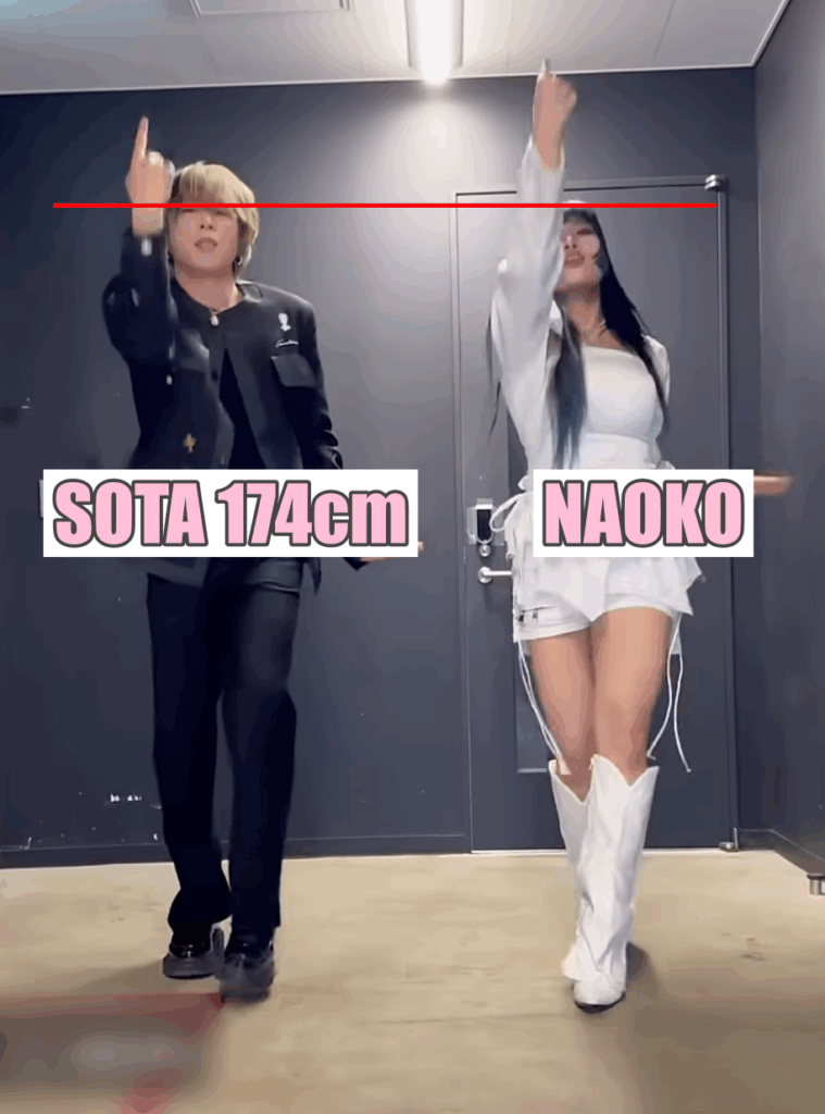 【BE:FIRST】SOTAとNAOKOの画像