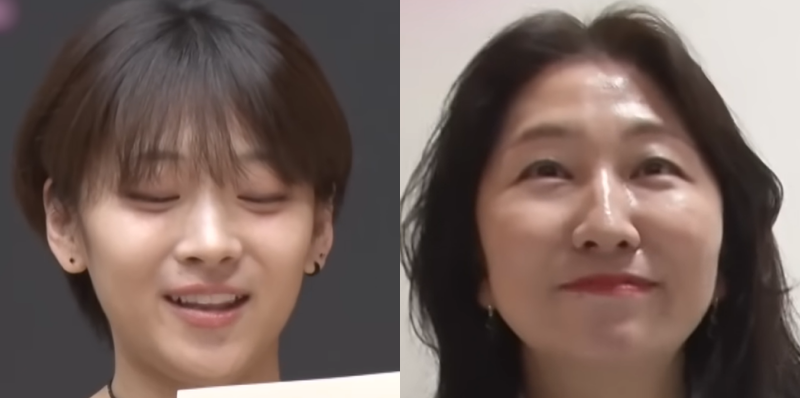 JISOOと母の画像