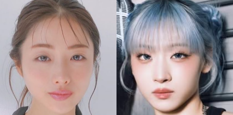 jisooと石原さとみの画像