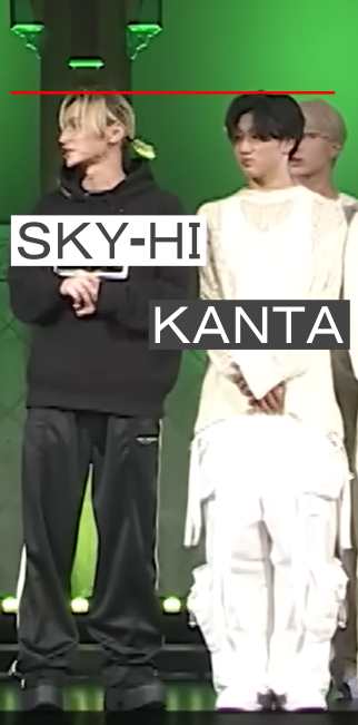 SKY-HIとKANTAの身長差の画像
