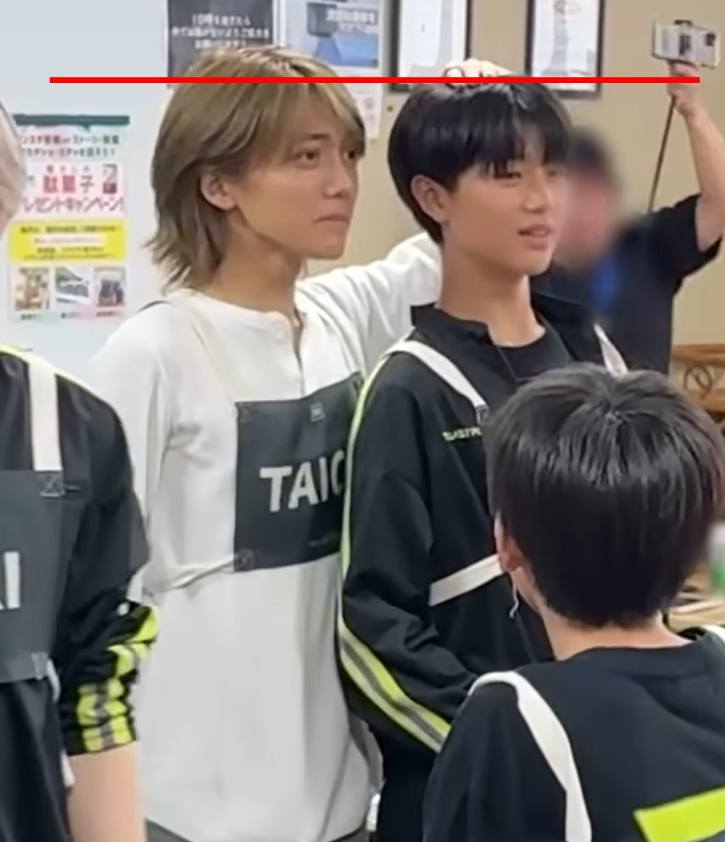 TAICHIとYUの身長差の画像